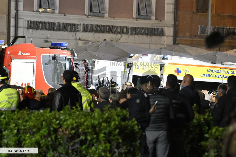 Worker Dies in Medieval Tower Collapse - Ro