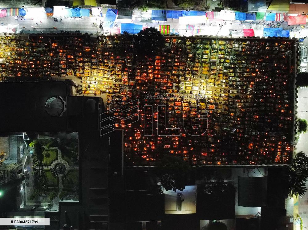 Visitors Attend Traditional Lighting Ceremony In San Andres Mixquic - Mexico City