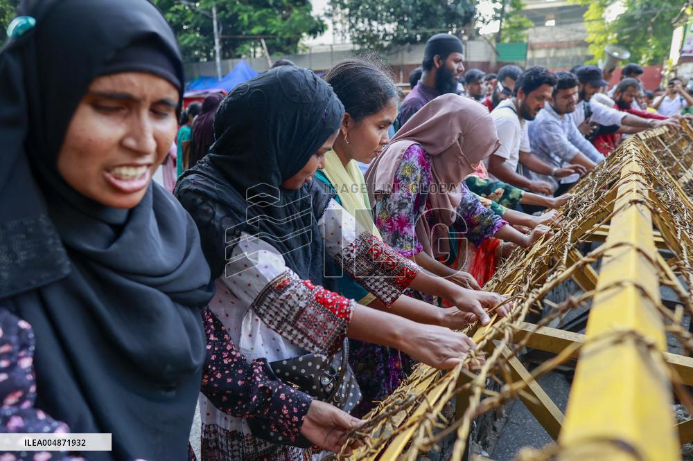 Protest March of Job-Seeking Disabled Graduates - Dhaka