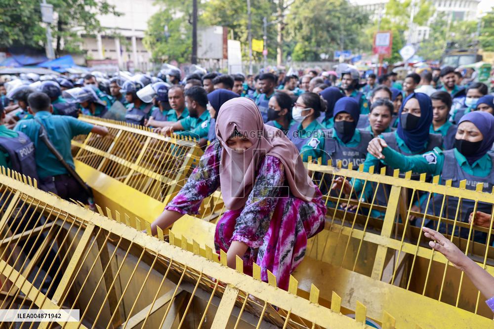 Protest March of Job-Seeking Disabled Graduates - Dhaka