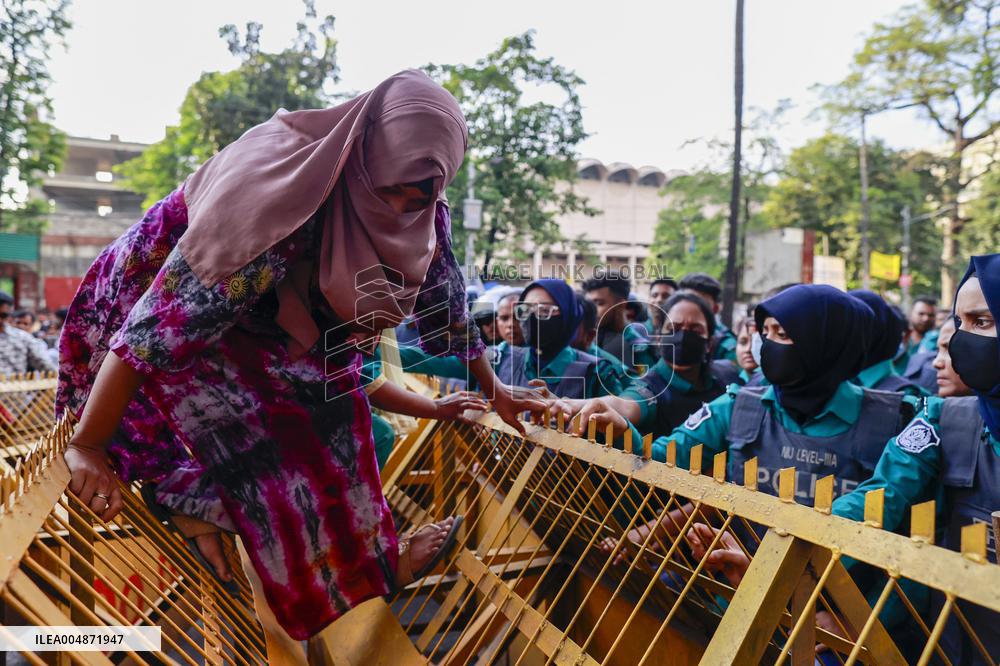 Protest March of Job-Seeking Disabled Graduates - Dhaka