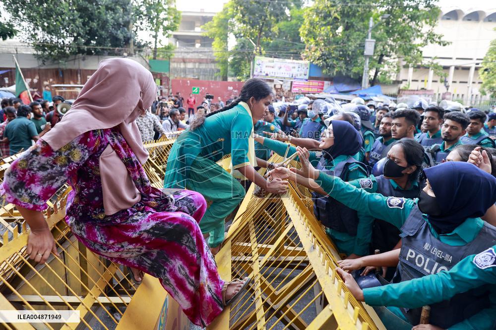 Protest March of Job-Seeking Disabled Graduates - Dhaka
