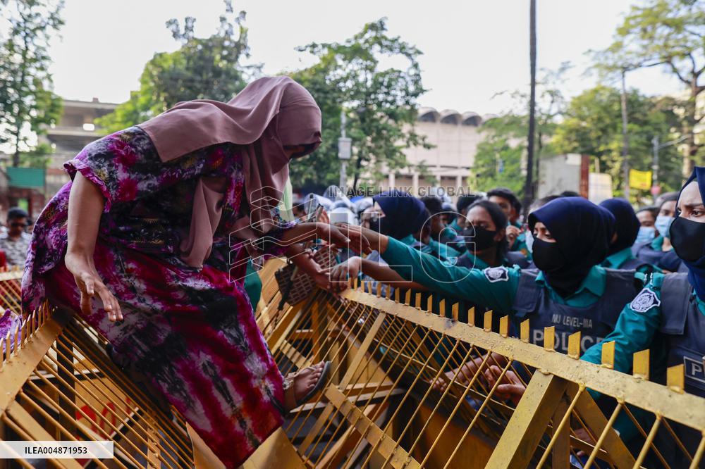 Protest March of Job-Seeking Disabled Graduates - Dhaka
