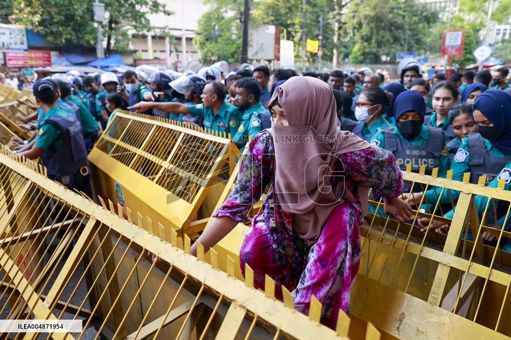Protest March of Job-Seeking Disabled Graduates - Dhaka
