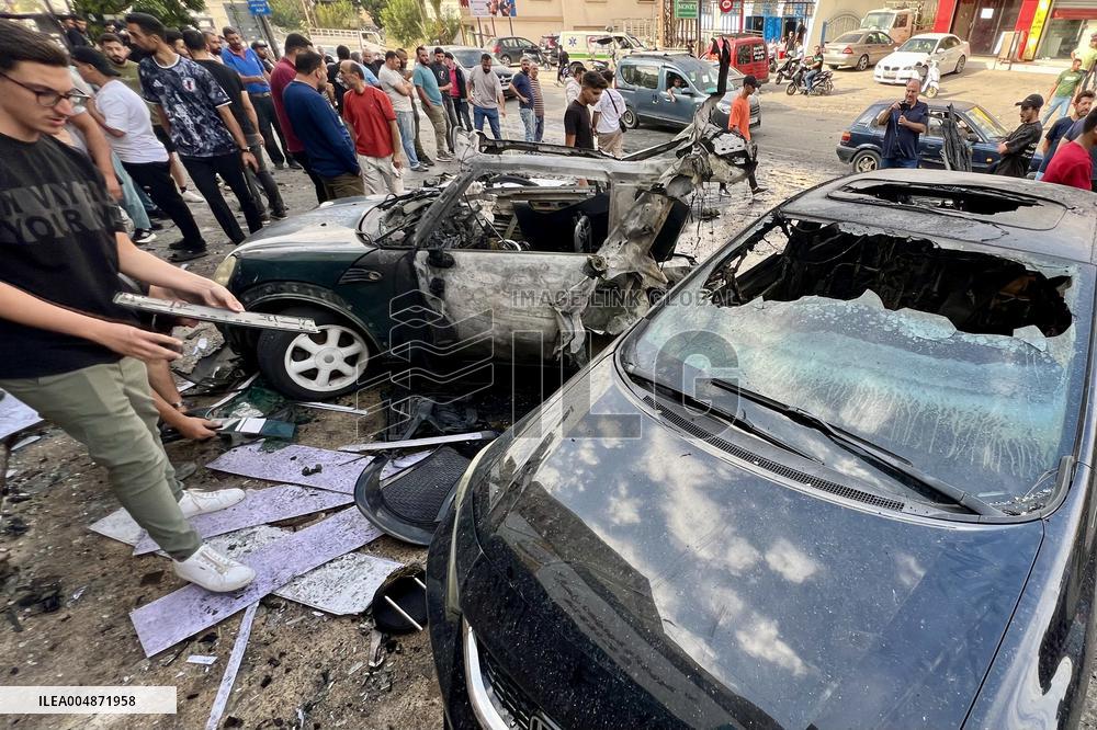 Israeli Airstrike in Al-Doueir - Lebanon