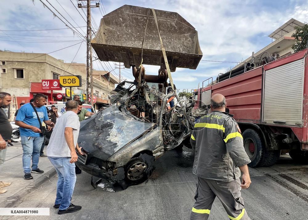 Israeli Airstrike in Al-Doueir - Lebanon