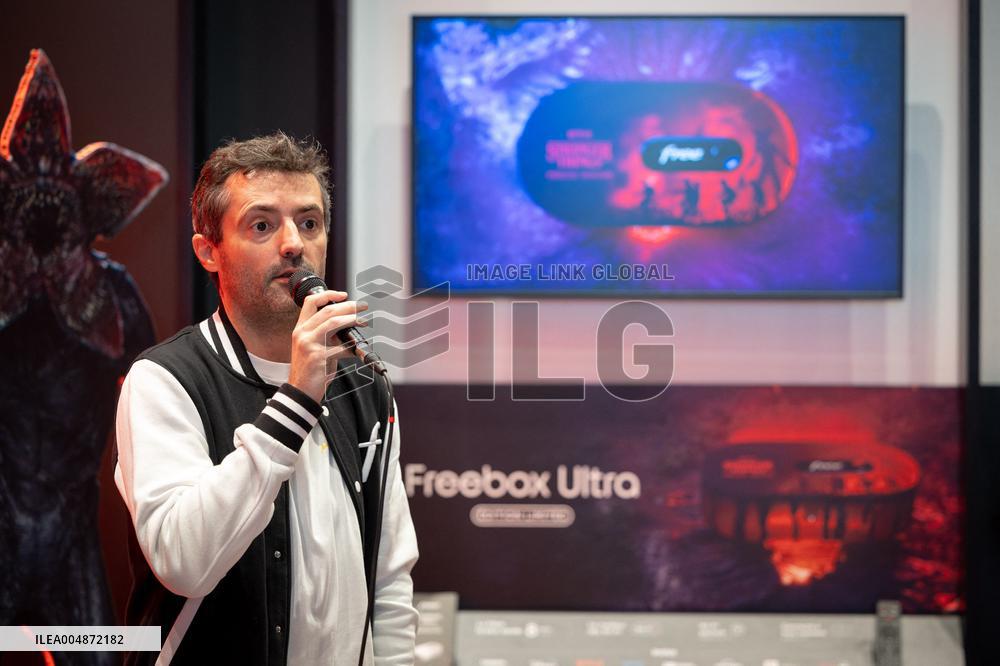 Launch of the limited-edition Stranger Things Freebox - Paris AJ