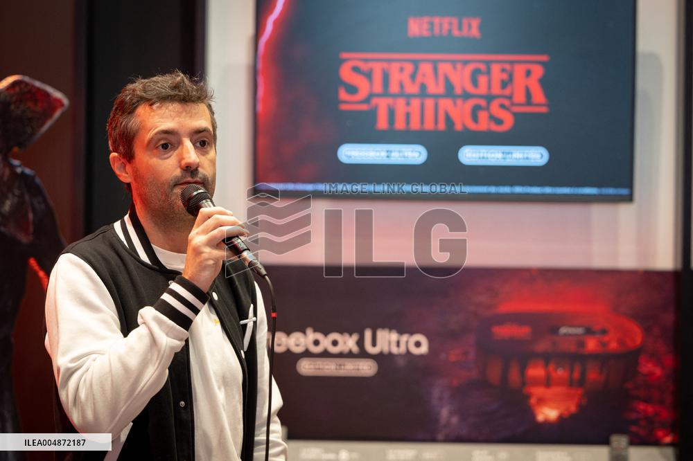 Launch of the limited-edition Stranger Things Freebox - Paris AJ