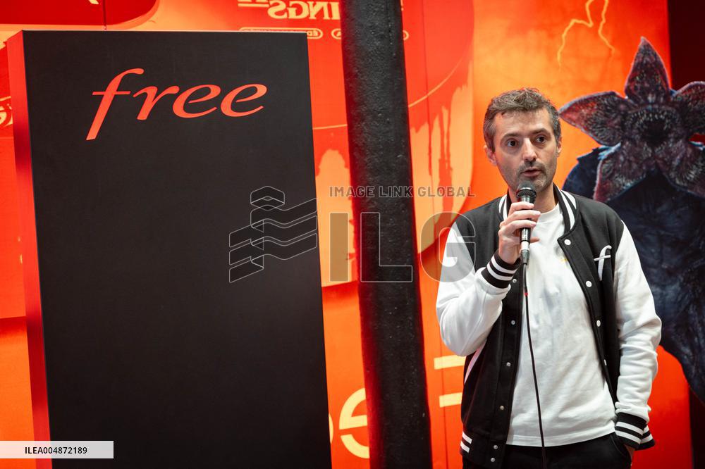 Launch of the limited-edition Stranger Things Freebox - Paris AJ
