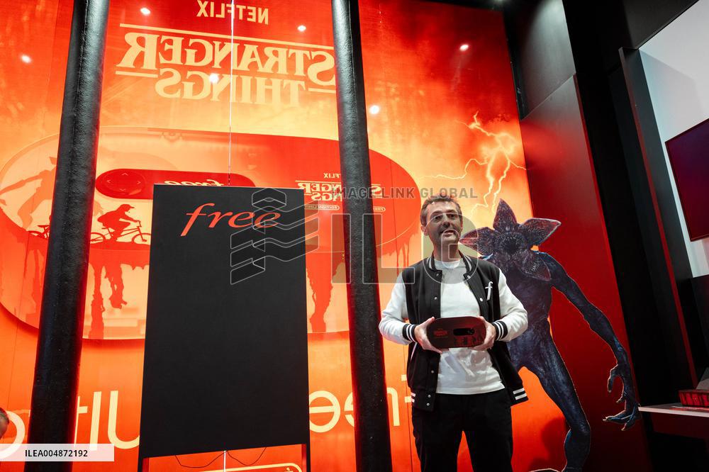 Launch of the limited-edition Stranger Things Freebox - Paris AJ