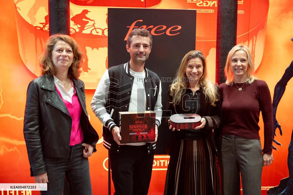 Launch of the limited-edition Stranger Things Freebox - Paris AJ