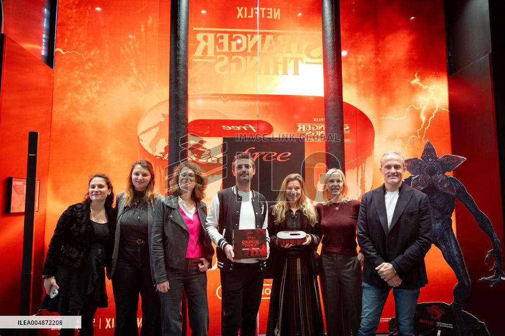 Launch of the limited-edition Stranger Things Freebox - Paris AJ