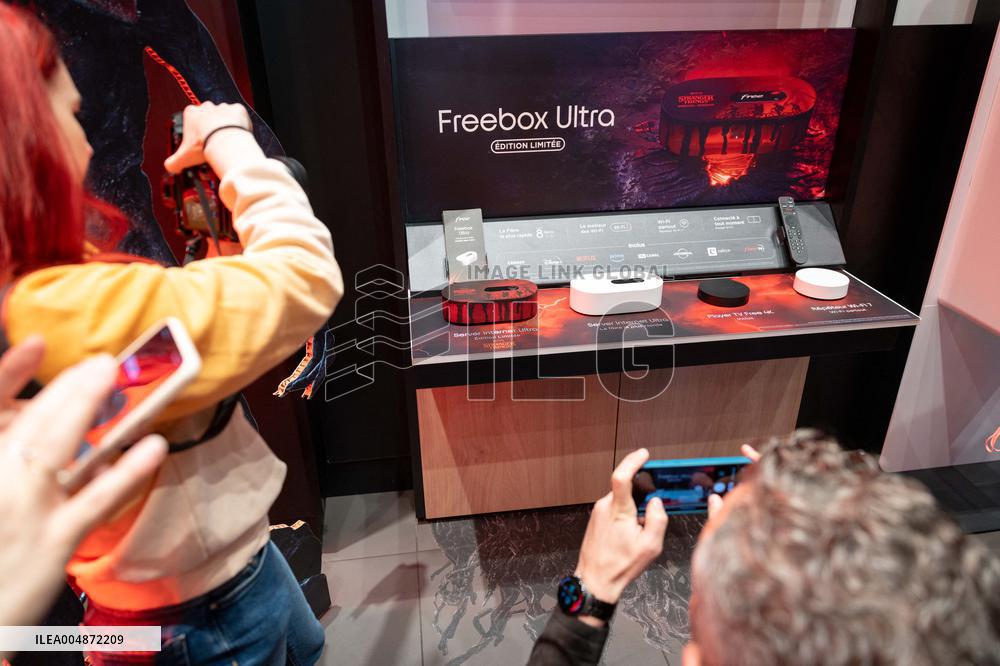 Launch of the limited-edition Stranger Things Freebox - Paris AJ
