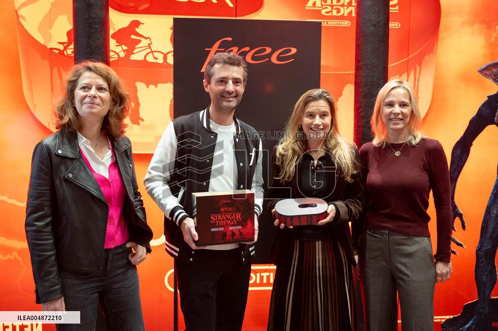 Launch of the limited-edition Stranger Things Freebox - Paris AJ
