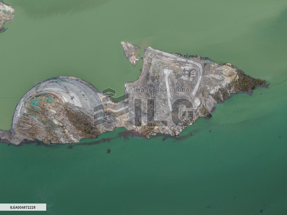 World Highest Dam Shuangjiangkou Hydropower Station Construction