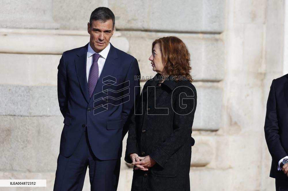 The Royal Couple Welcomes The Sultan of Oman - Madrid