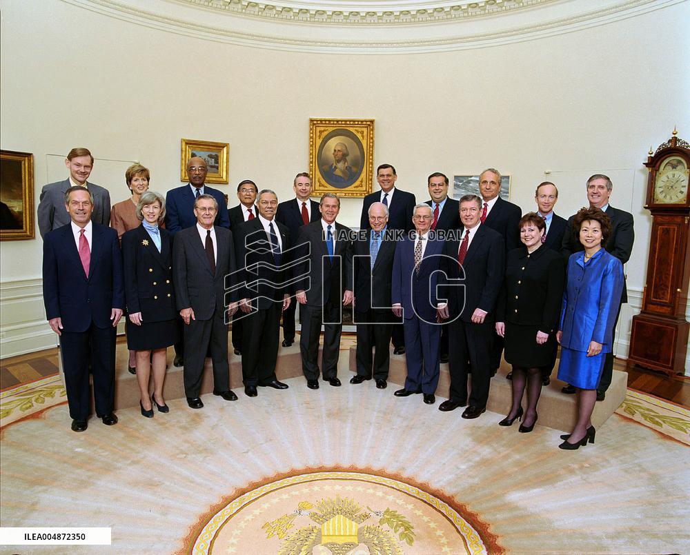 Formal Bush Cabinet Portrait