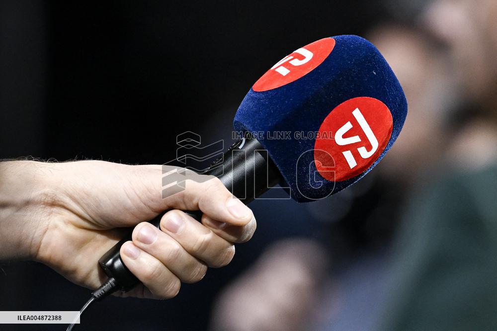 Illustration - Micros with TV Logos At Rolex Paris Masters Finals Day