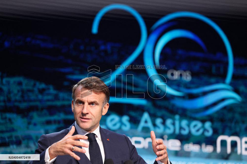 President Macron At Sea Economy Conference - La Rochelle