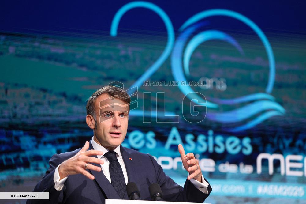 President Macron At Sea Economy Conference - La Rochelle