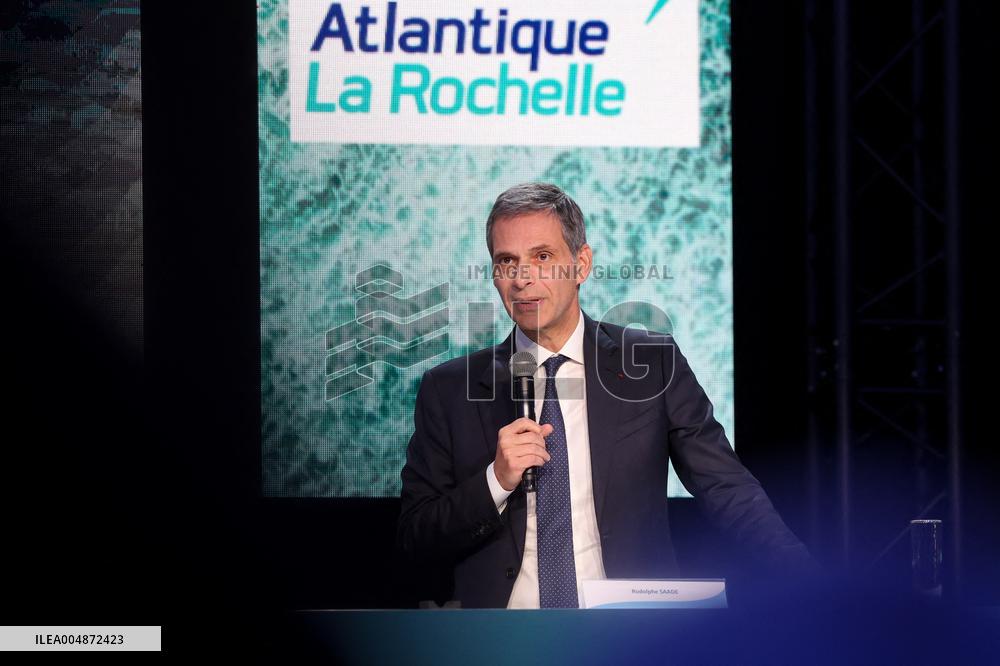 President Macron At Sea Economy Conference - La Rochelle