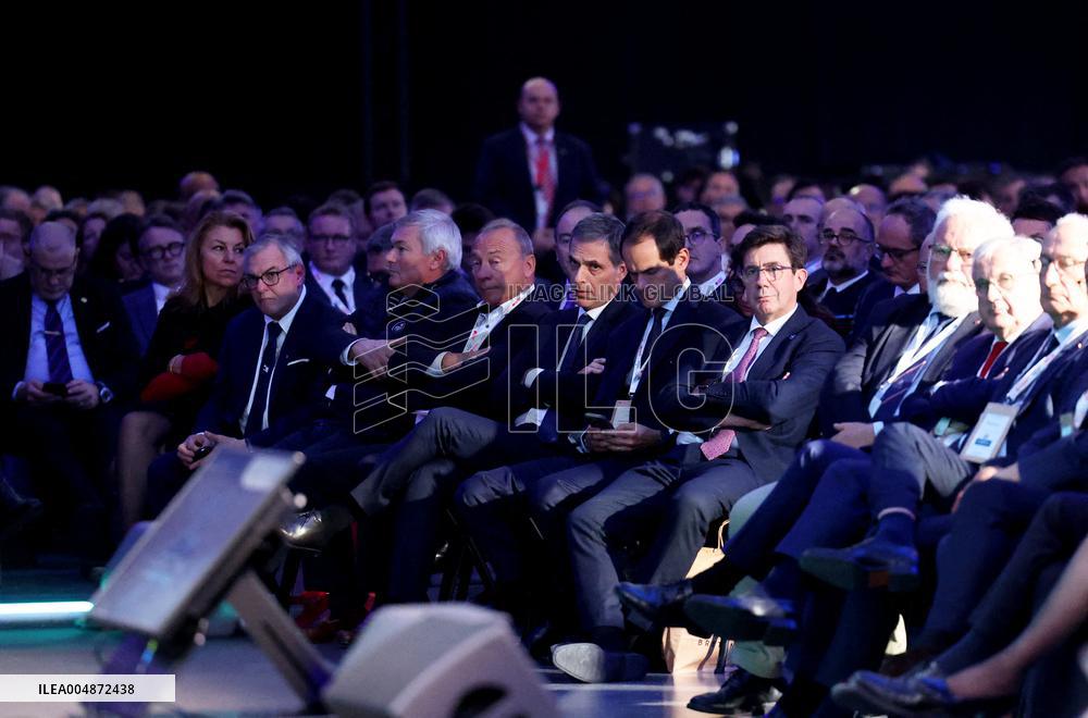 President Macron At Sea Economy Conference - La Rochelle