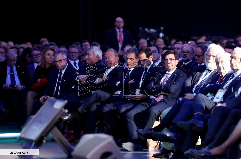 President Macron At Sea Economy Conference - La Rochelle