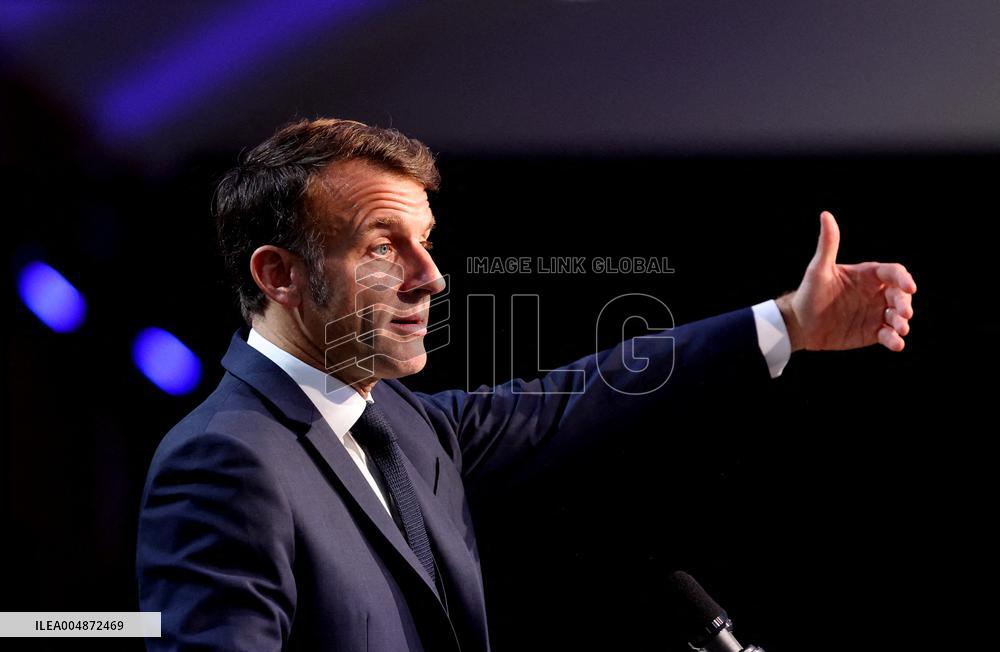President Macron At Sea Economy Conference - La Rochelle