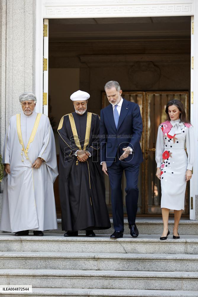 Royals Receive The Sultan of Oman - Spain