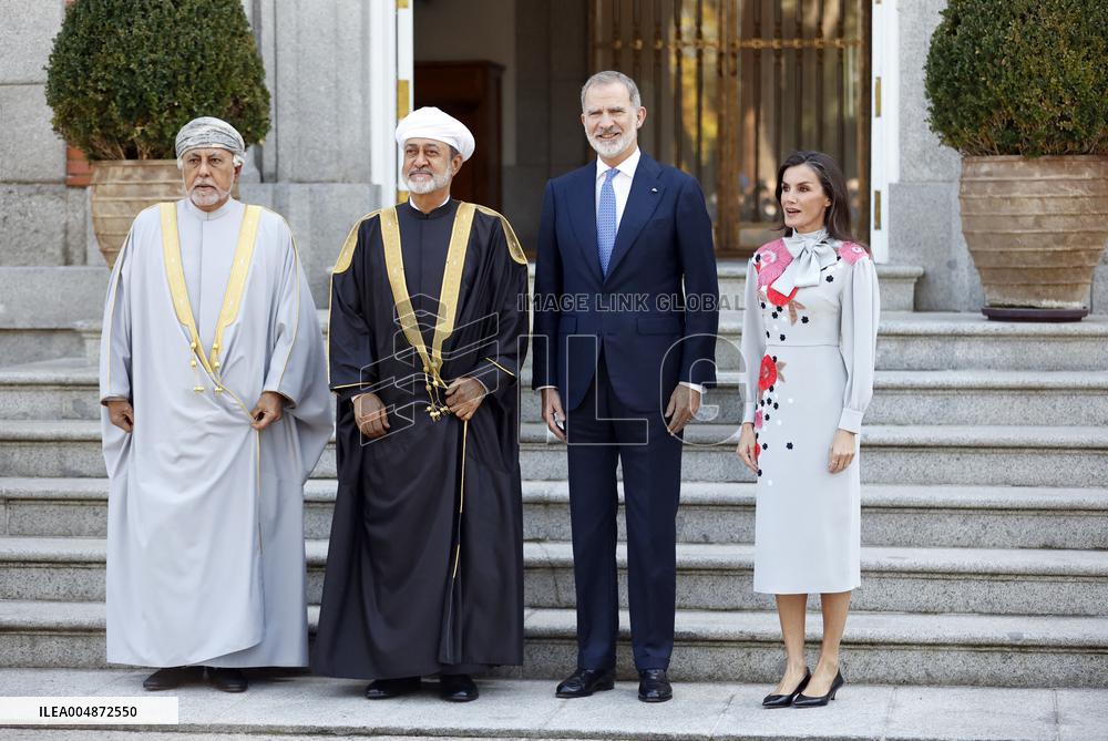 Royals Receive The Sultan of Oman - Spain