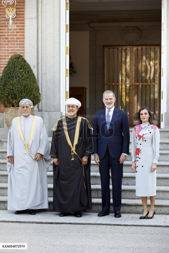 Royals Receive The Sultan of Oman - Spain