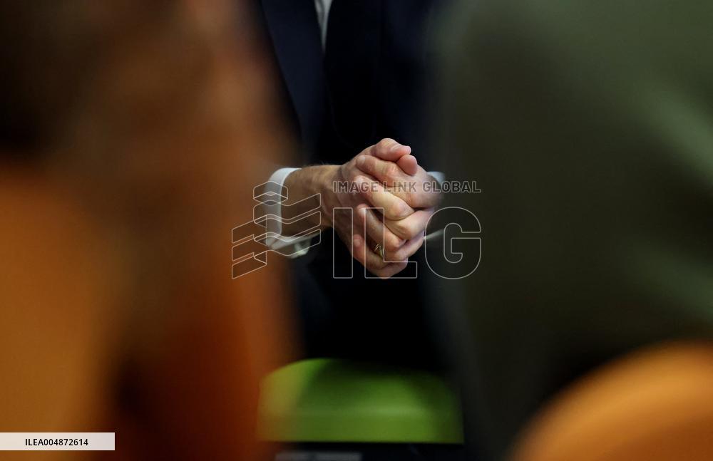 President Macron Meets with Middle and High School Students - Rochefort