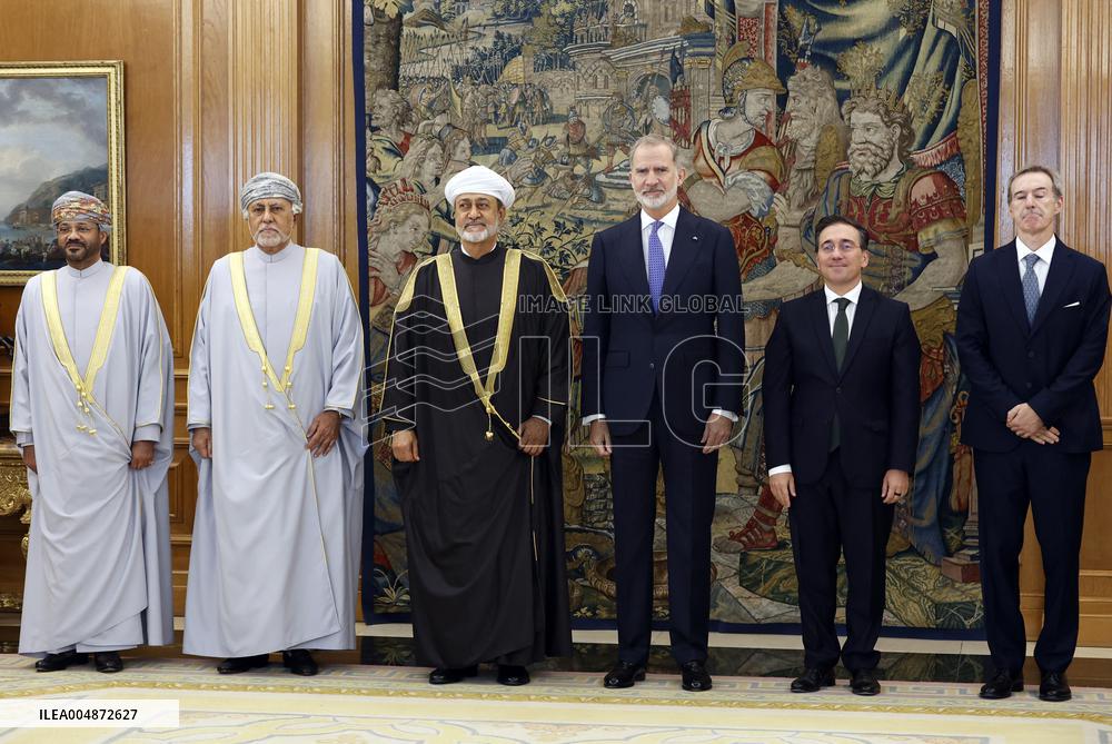 Royals Receive The Sultan of Oman - Spain