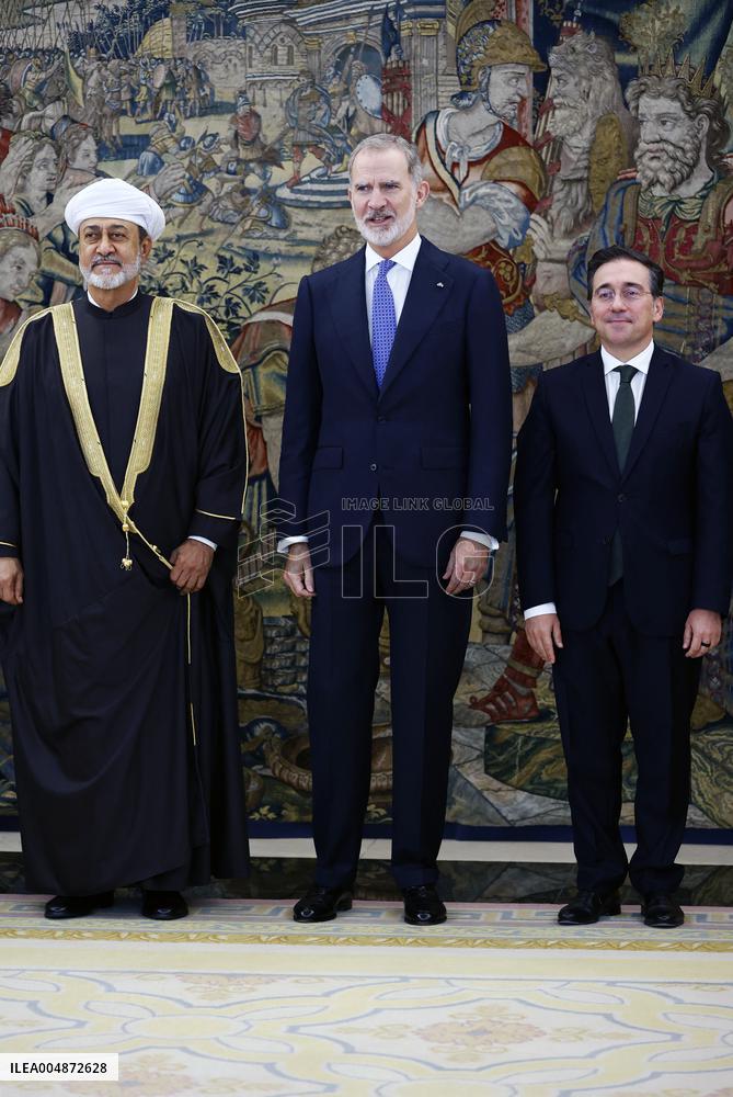 Royals Receive The Sultan of Oman - Spain