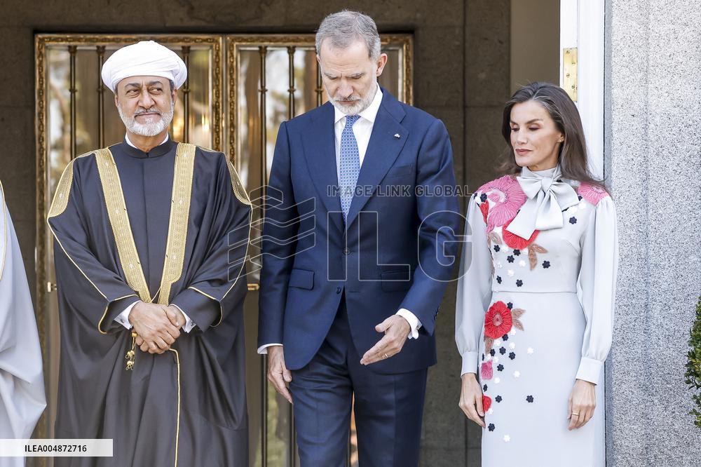 Royals Receive The Sultan of Oman - Spain