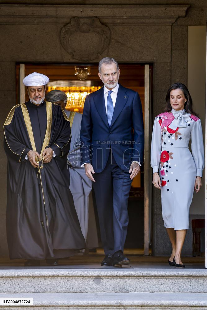 Royals Receive The Sultan of Oman - Spain
