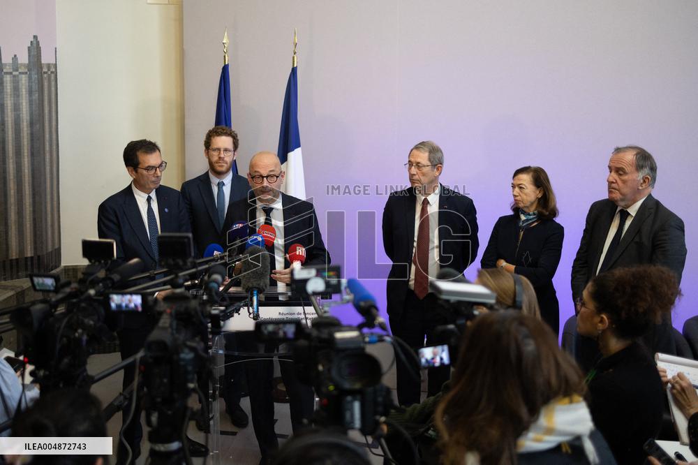 Meeting of the Work and Pensions Conference - Paris