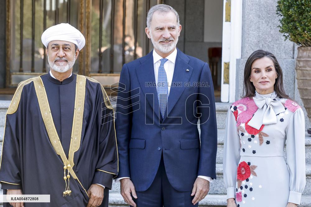 Royals Receive The Sultan of Oman - Spain
