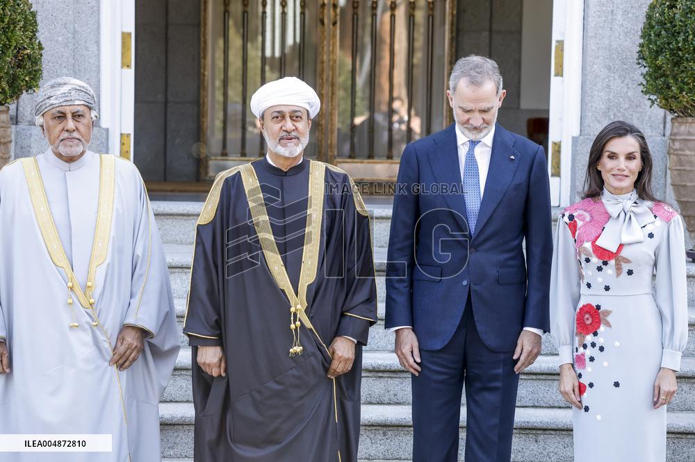 Royals Receive The Sultan of Oman - Spain