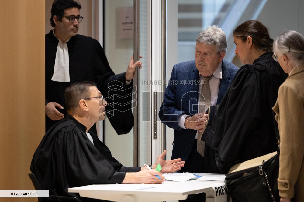 Lafarge trial opening day - Paris