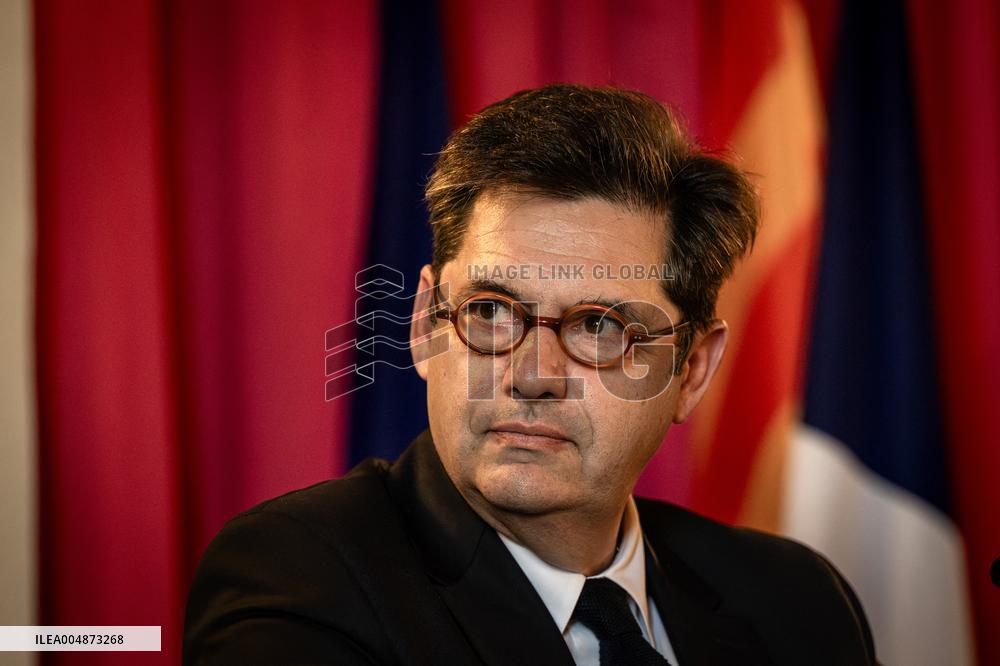 Minister of Transport Philippe Tabarot Visits Marseille - France