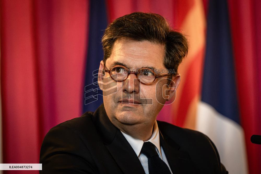 Minister of Transport Philippe Tabarot Visits Marseille - France