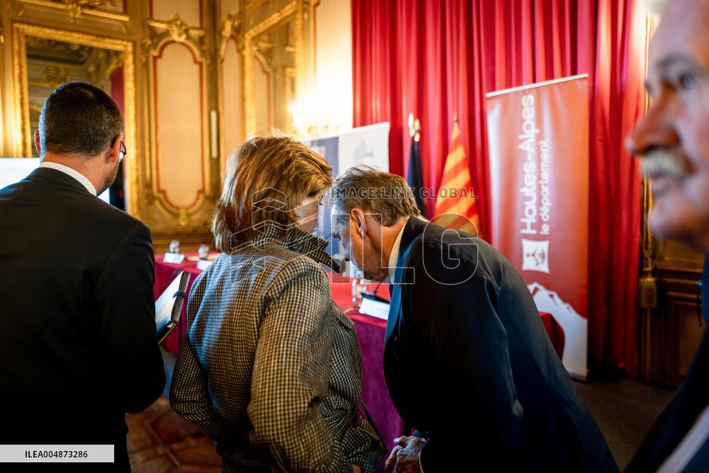 Minister of Transport Philippe Tabarot Visits Marseille - France