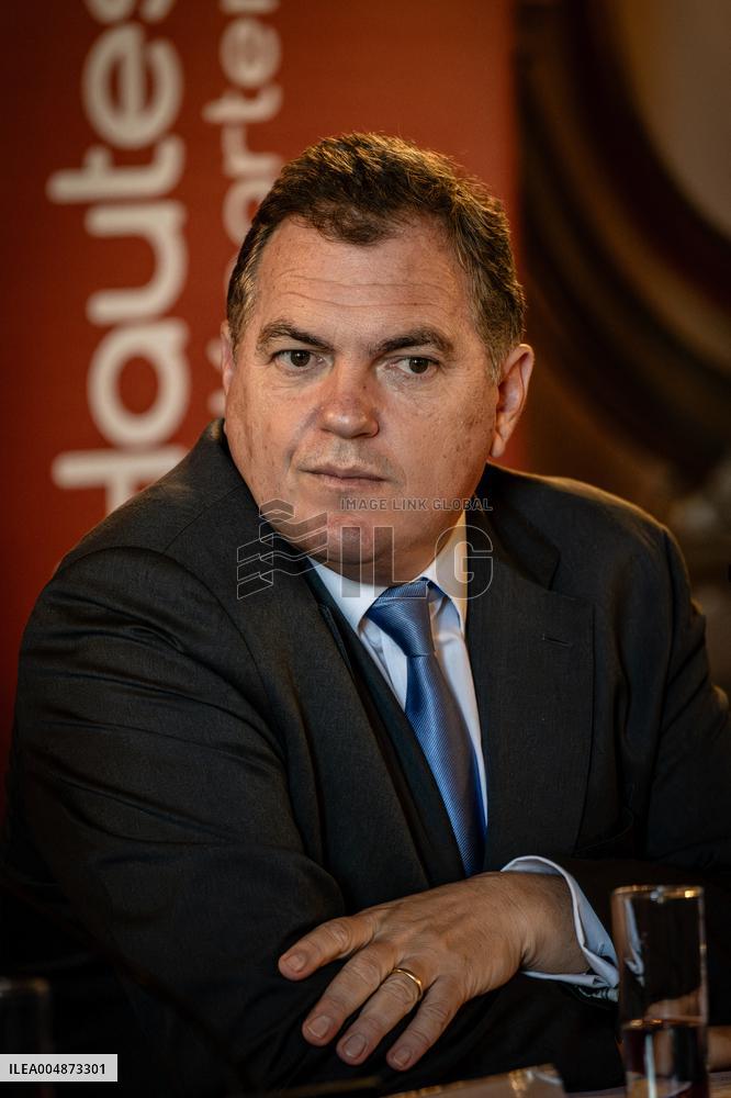 Minister of Transport Philippe Tabarot Visits Marseille - France