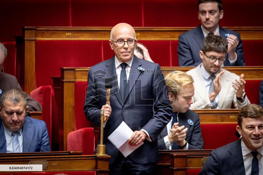 Session of questions to the gouvernment at the National Assembly - Paris AJ