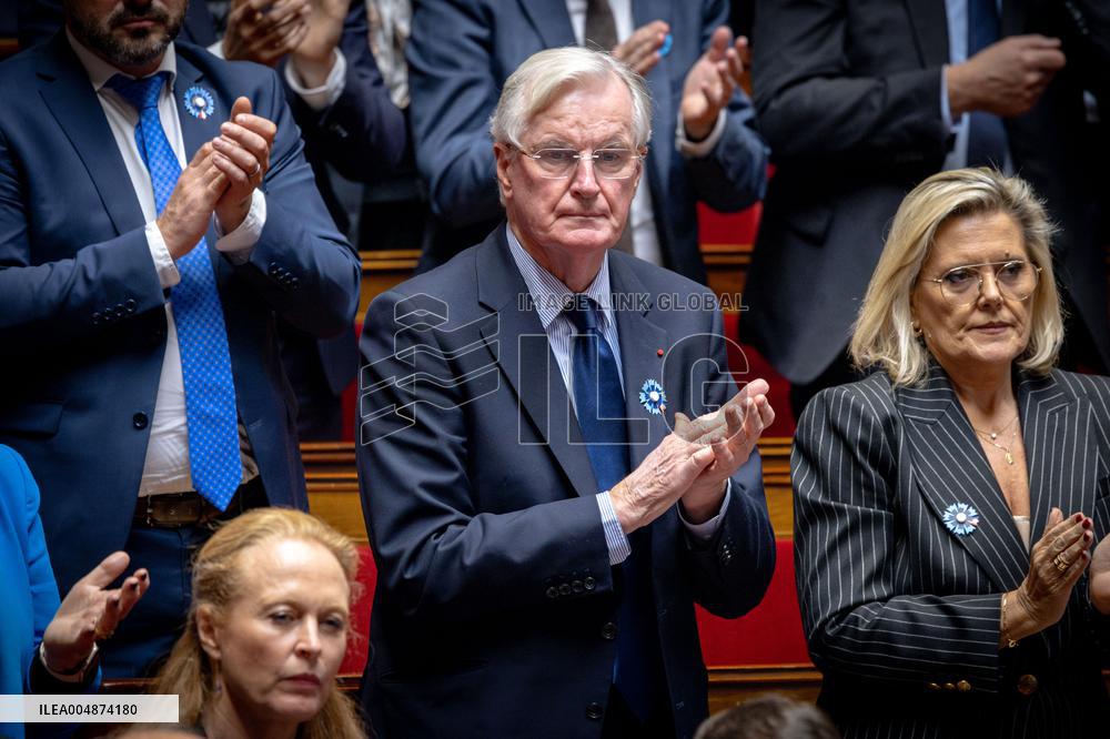 Session of questions to the gouvernment at the National Assembly - Paris AJ