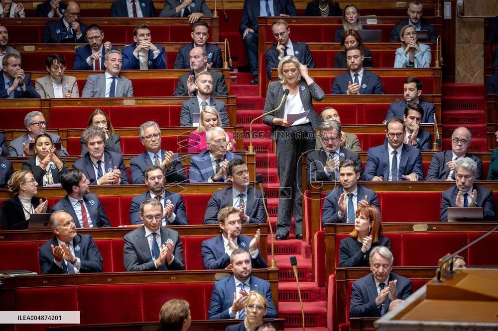 Session of questions to the gouvernment at the National Assembly - Paris AJ