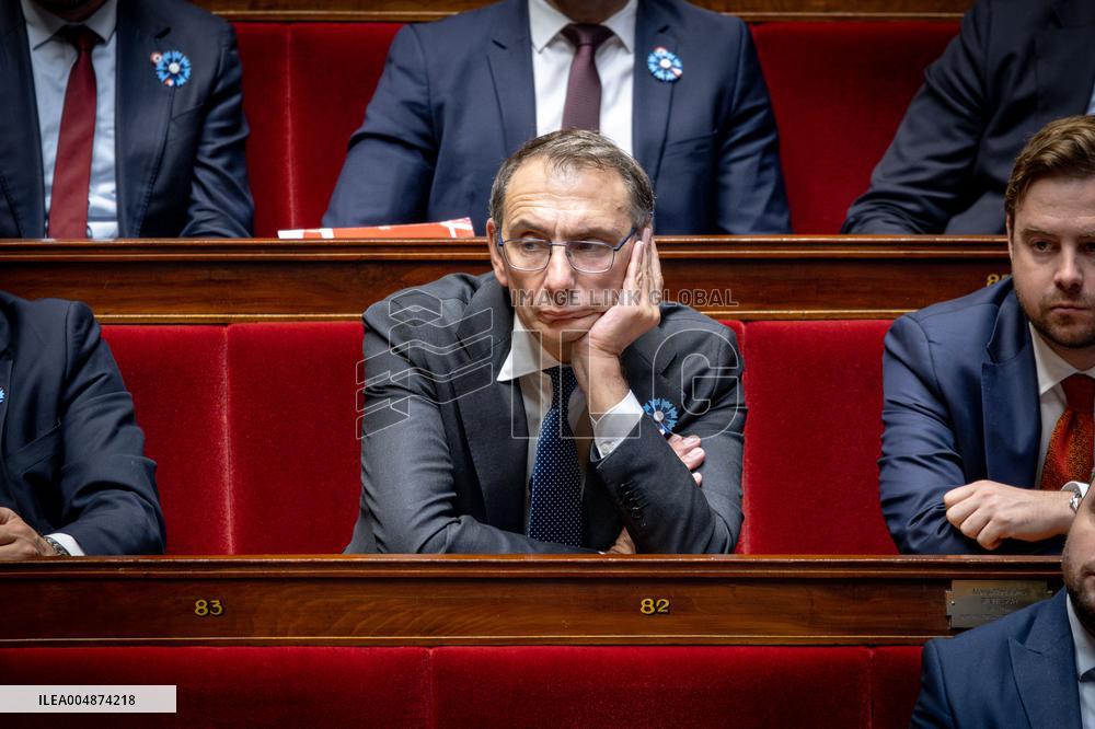 Session of questions to the gouvernment at the National Assembly - Paris AJ