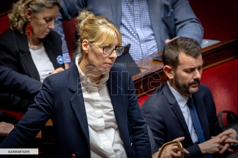 Session of questions to the gouvernment at the National Assembly - Paris AJ