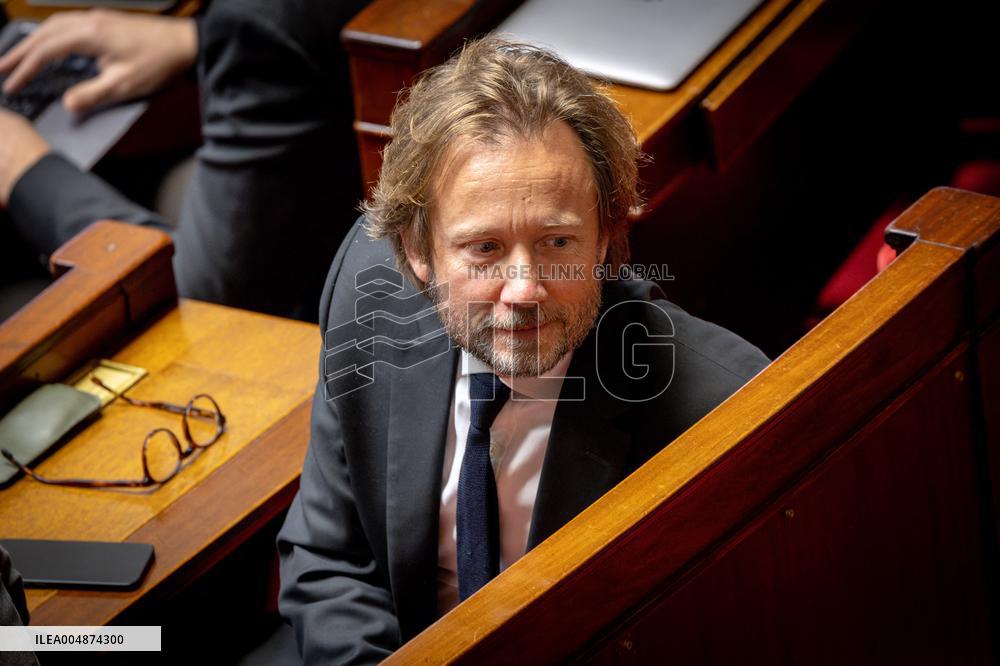 Session of questions to the gouvernment at the National Assembly - Paris AJ